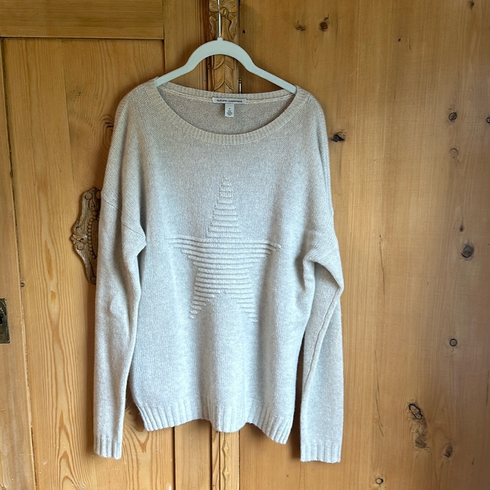 Autumn cashmere beige lightweight sweater